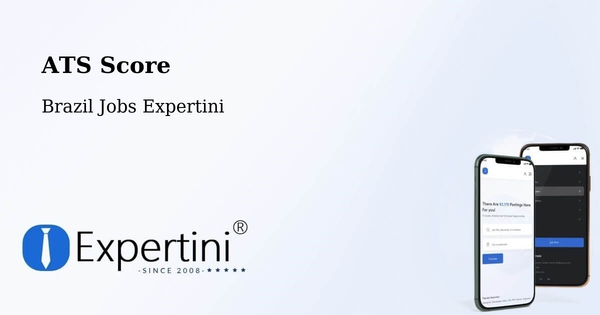 Resume ATS Score & Job Description Match Tool – Paratinga - Brazil Jobs Expertini